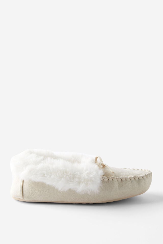 cotton on Moccasin Slipper bone
