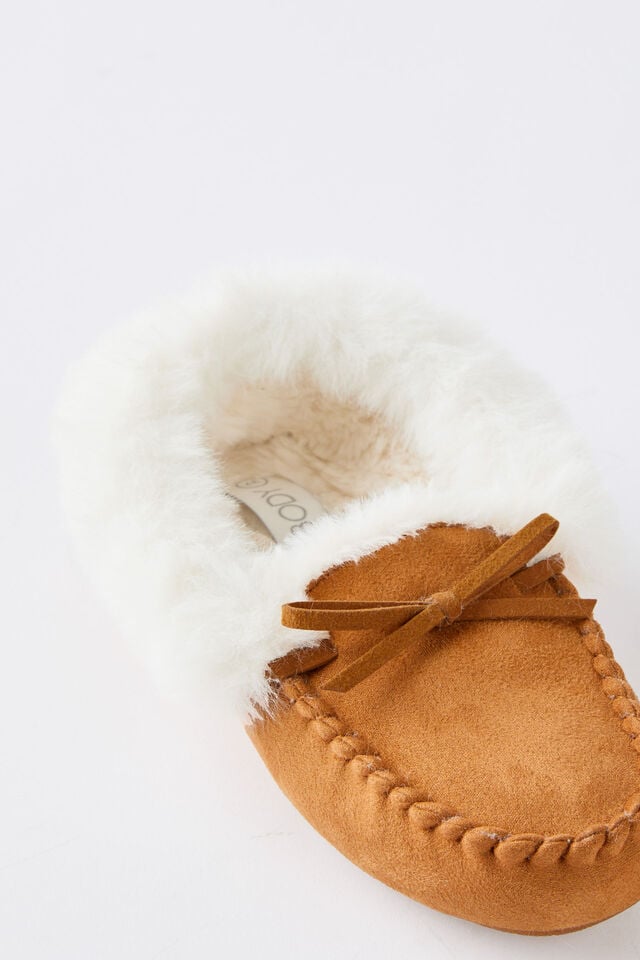 Cotton On Moccasin Slipper Maple Syrup