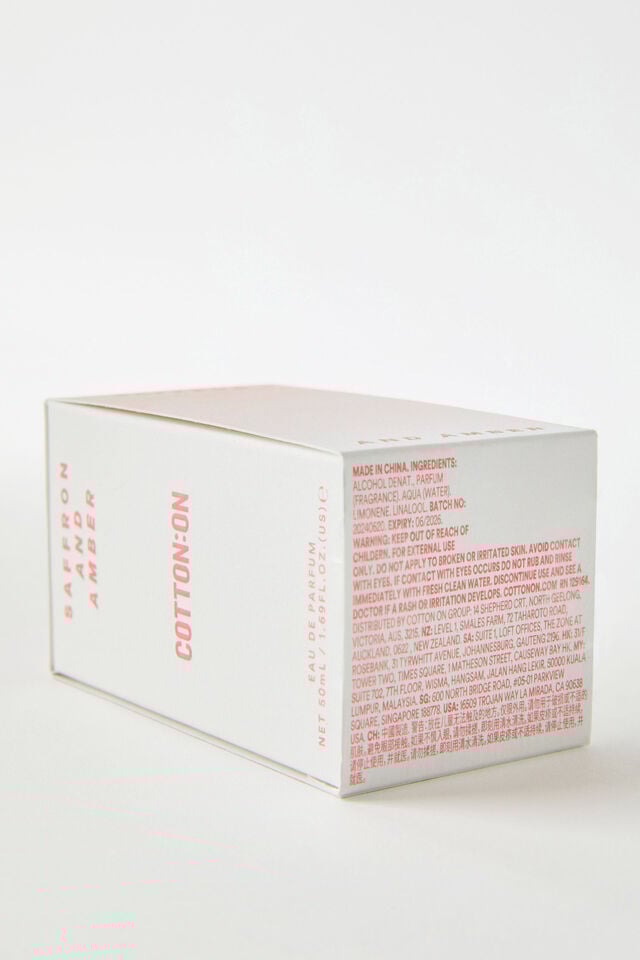 Cotton On Moment Perfume 50Ml Amber And Saffron