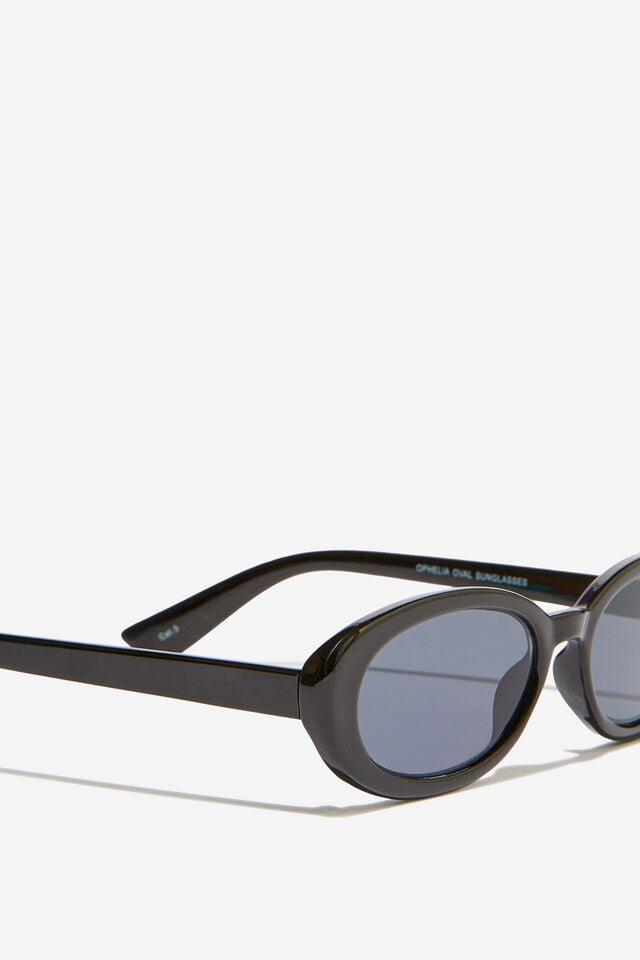 Cotton On Ophelia Oval Sunglasses Black