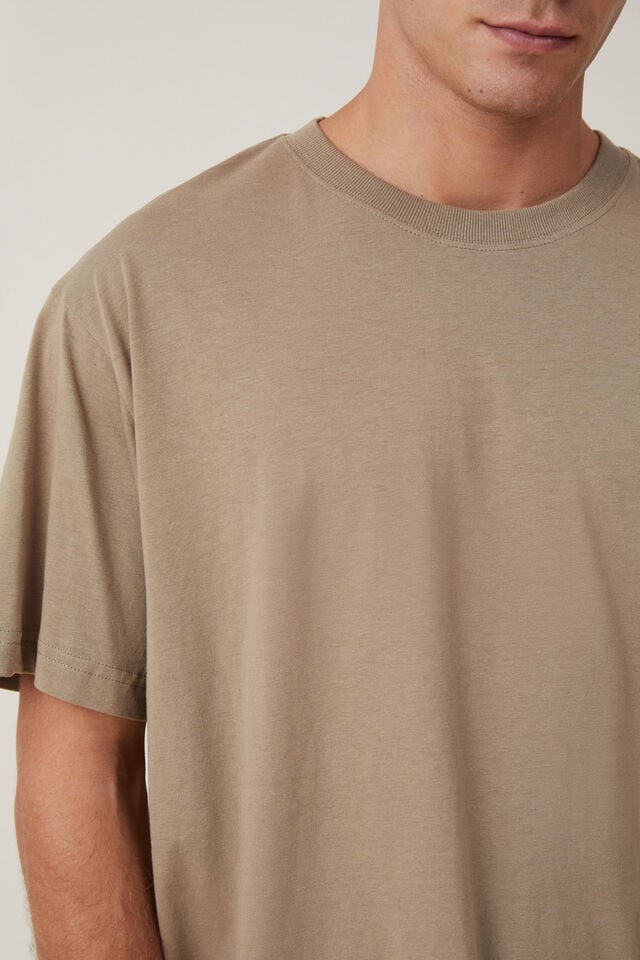 Cotton On Organic Loose Fit T-Shirt Coffee
