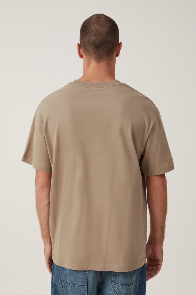 Cotton On Organic Loose Fit T-Shirt Coffee