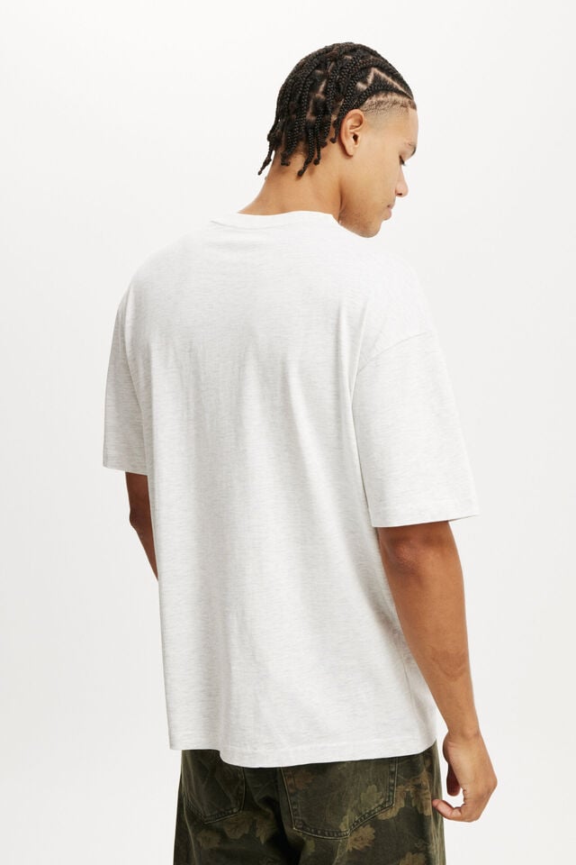 Cotton On Organic Loose Fit T-Shirt White Marle