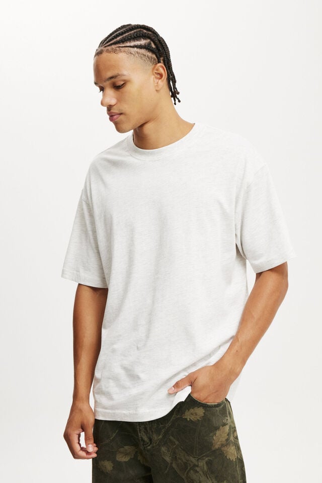 cotton on Organic Loose Fit T-Shirt white marle