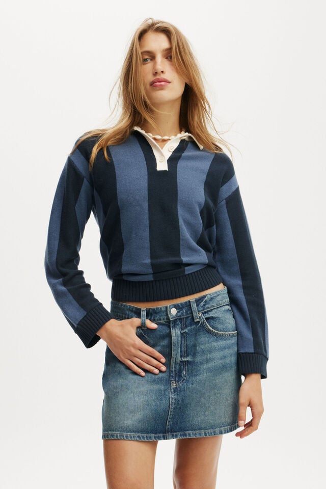 cotton on Original Denim Mini Skirt blue dusk