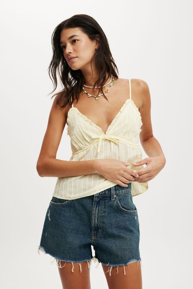 cotton on Original Denim Short logans blue worn