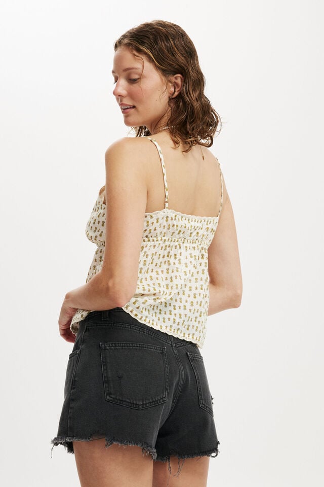 Cotton On Original Denim Short Vintage Black Worn