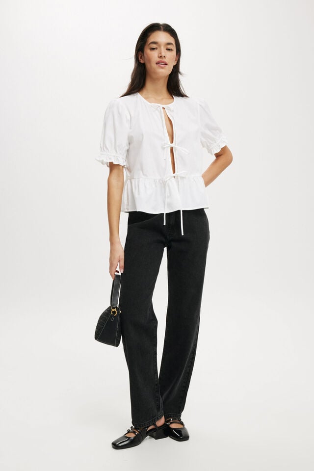 cotton on Original Straight Jean graphite black