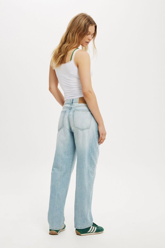 Cotton On Original Straight Jean Sunfaded Blue