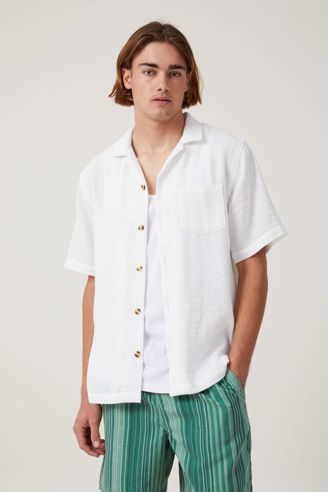 cotton on Palma Short Sleeve Shirt white