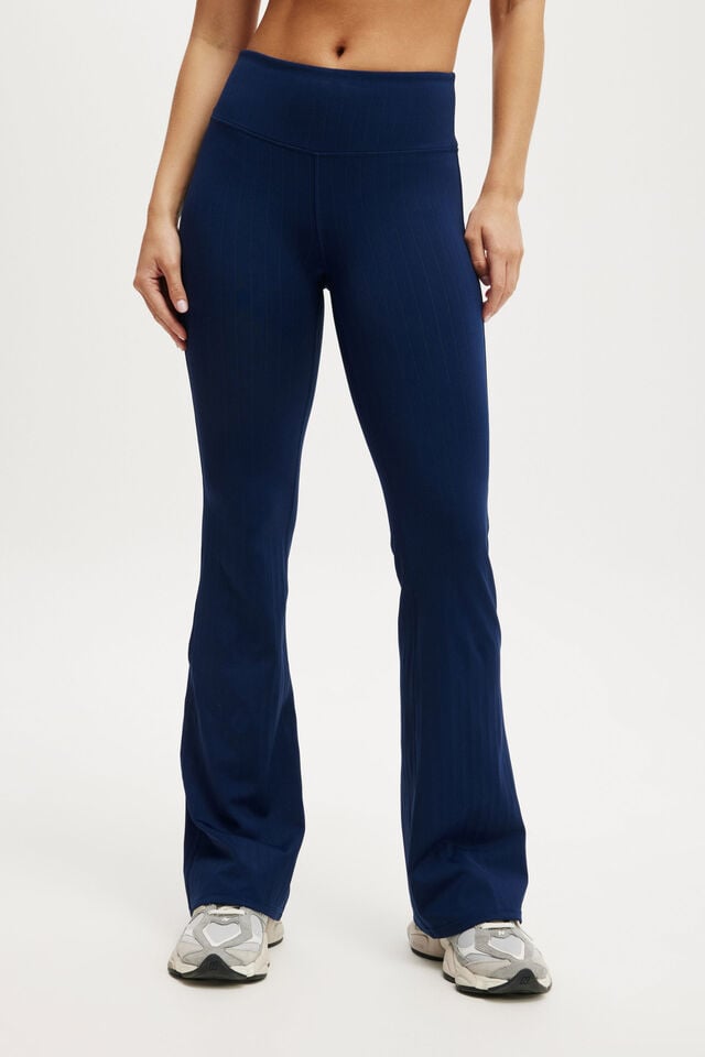 Cotton On Pinstripe Flare Heritage Blue Pinstripe