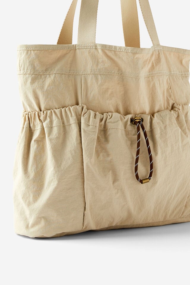 Cotton On Piper Tote Bag Stone