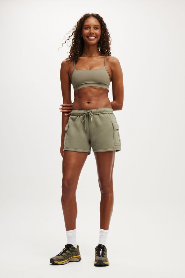 cotton on Plush Cargo Short jungle green