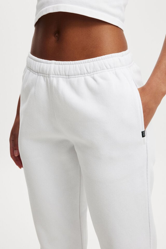 Cotton On Plush Essential Gym Sweatpant White