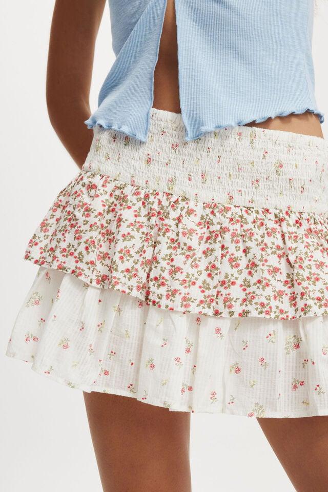 Cotton On Rara Skort Annaliese Floral Spliced