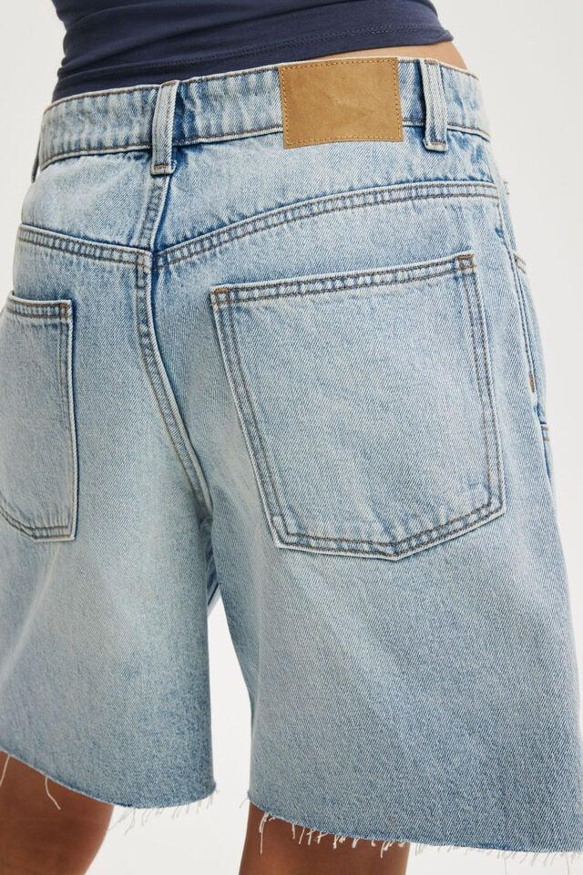 Cotton On Relaxed Denim Short Carpenter Rush Blue