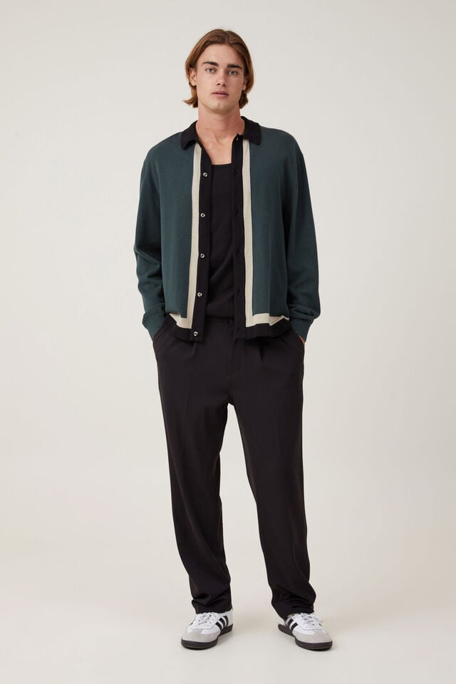 cotton on Relaxed Pleated Pant black