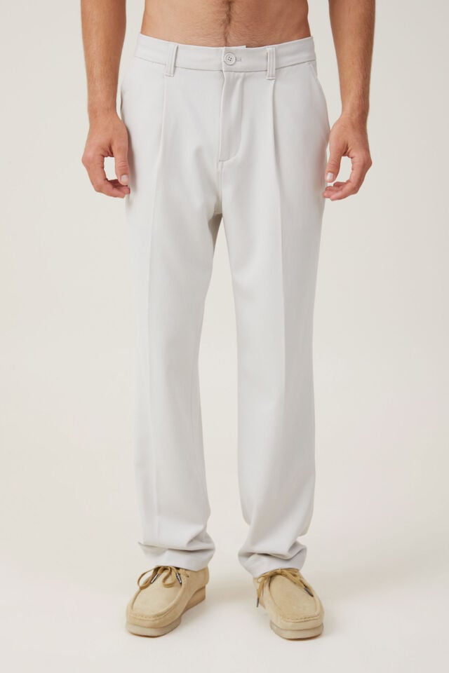 Cotton On Relaxed Pleated Pant Washed Stone