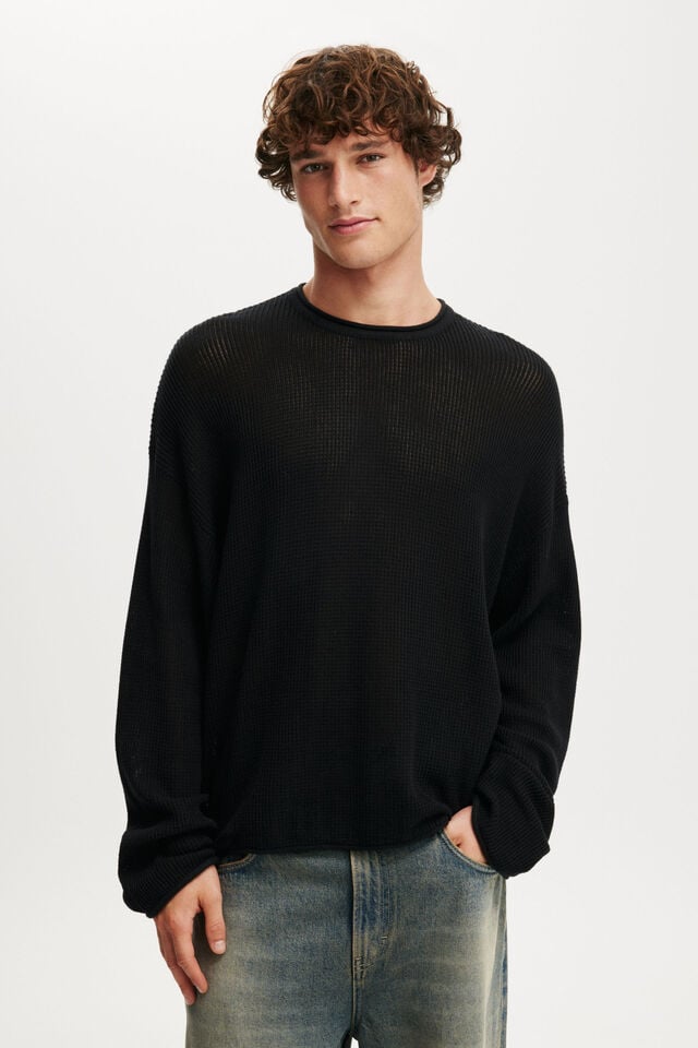 cotton on Relaxed Summer Knit black