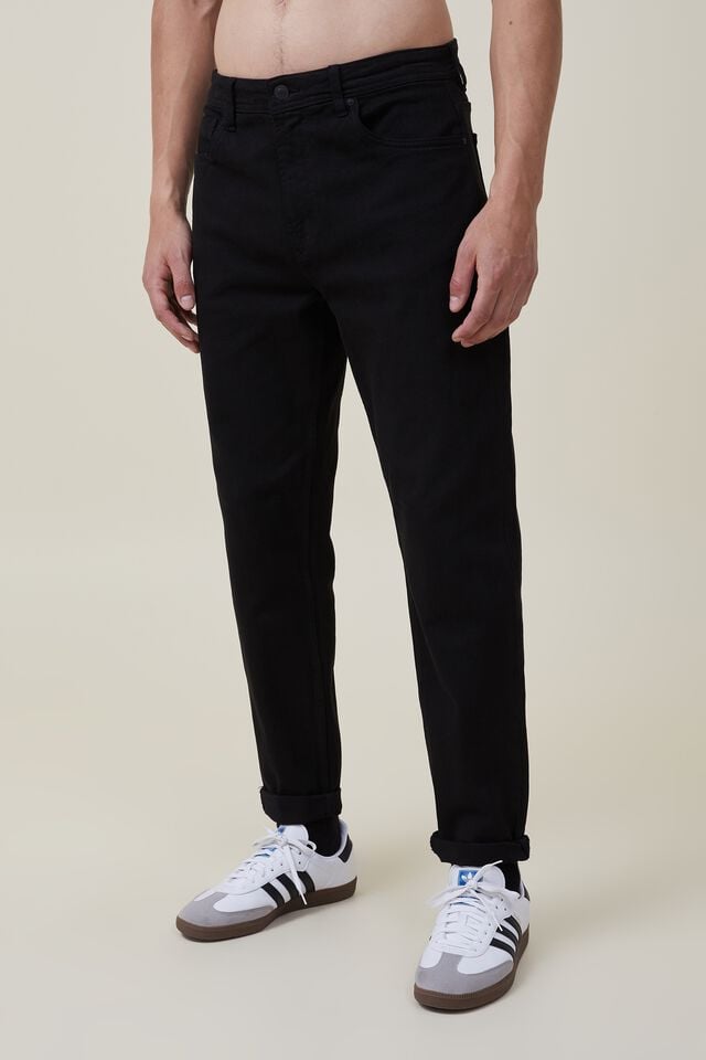 Cotton On Relaxed Tapered Jean New Black