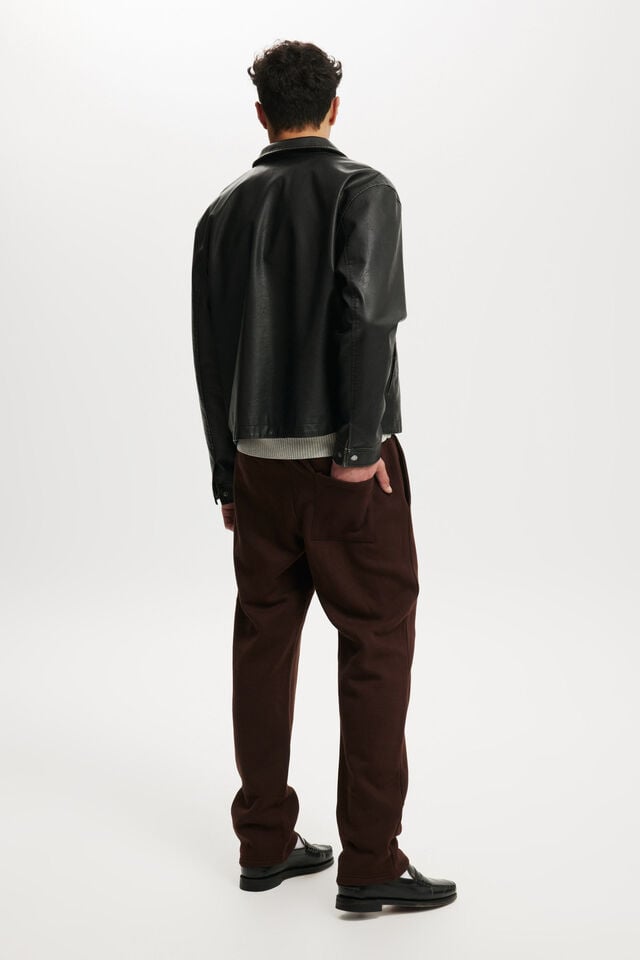 Cotton On Relaxed Track Pant Dark Oak