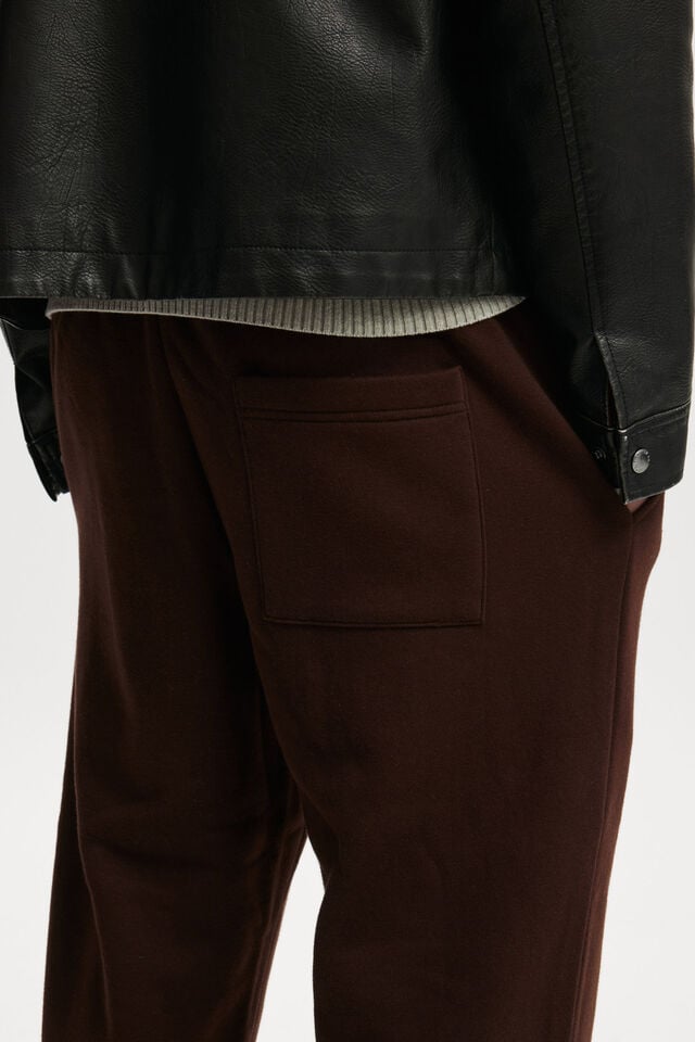 Cotton On Relaxed Track Pant Dark Oak