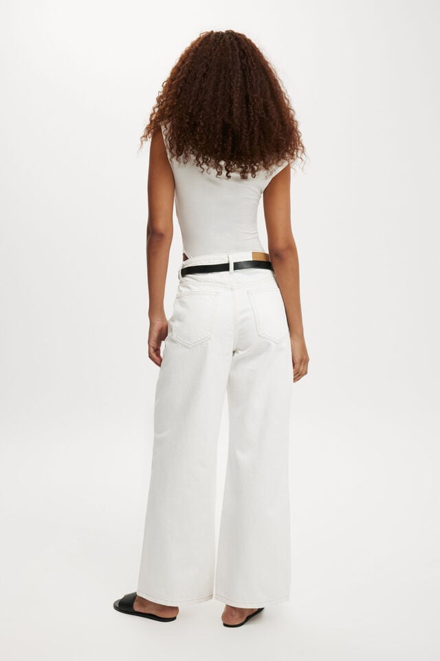 Cotton On Relaxed Wide Jean Vintage White