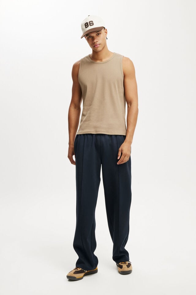 Cotton On Rib Tank Coffee