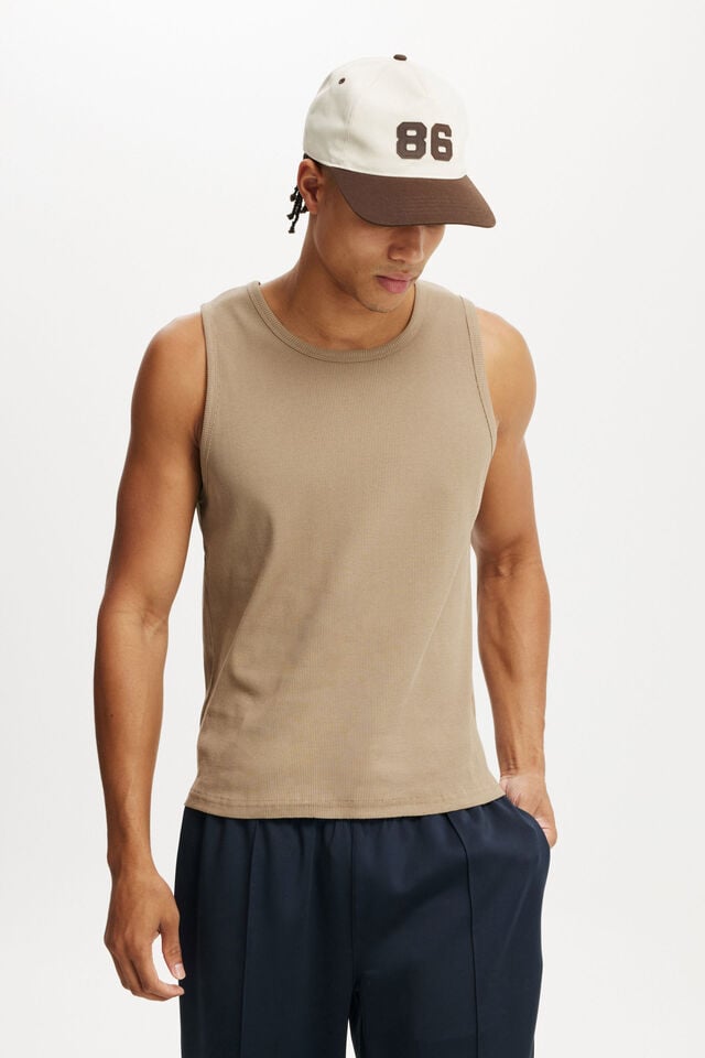 cotton on Rib Tank coffee