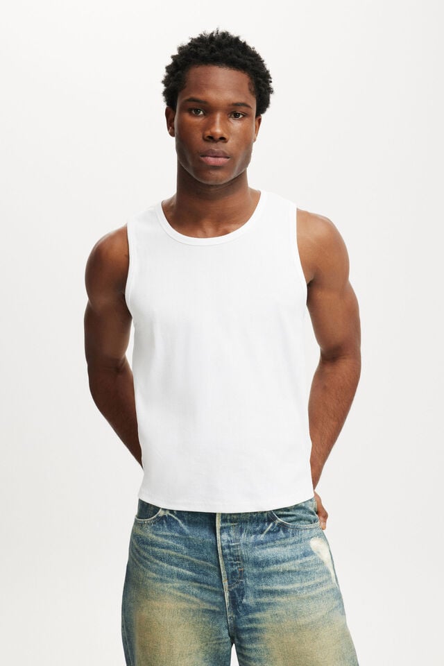 cotton on Rib Tank white