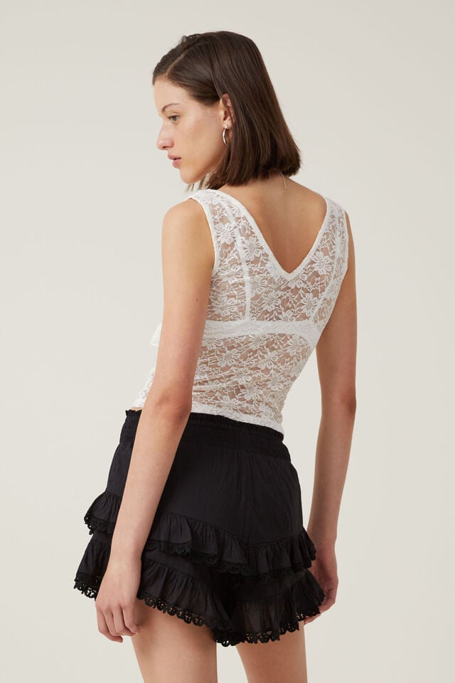 Cotton On Rylee Ruffle Short Black