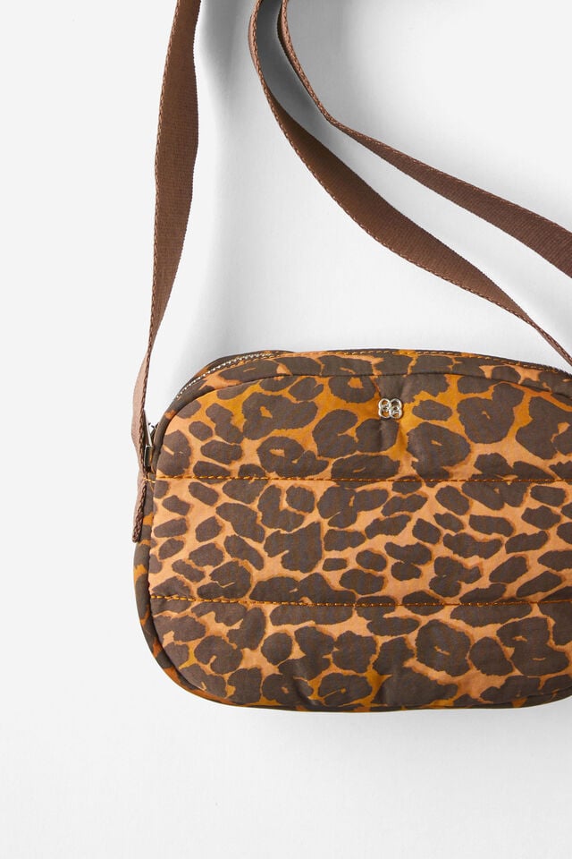 Cotton On Rylie Cross Body Bag Leopard Quilted