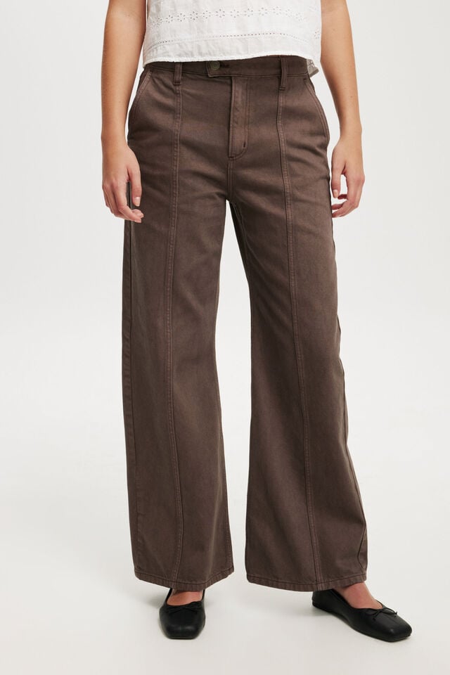 Cotton On Seam Wide Jean Washed Oak