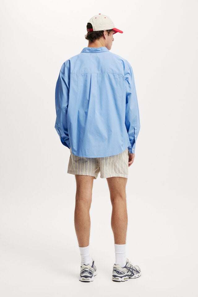 Cotton On Short Short Stone Seersucker Stripe