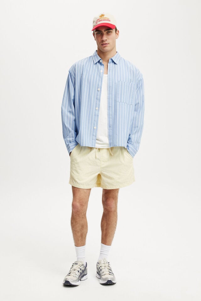 cotton on Short Short yellow stripe