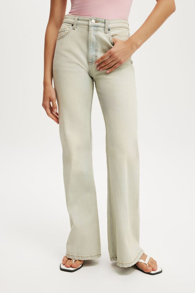 Cotton On Sienna High Flare Jean Solar Blue