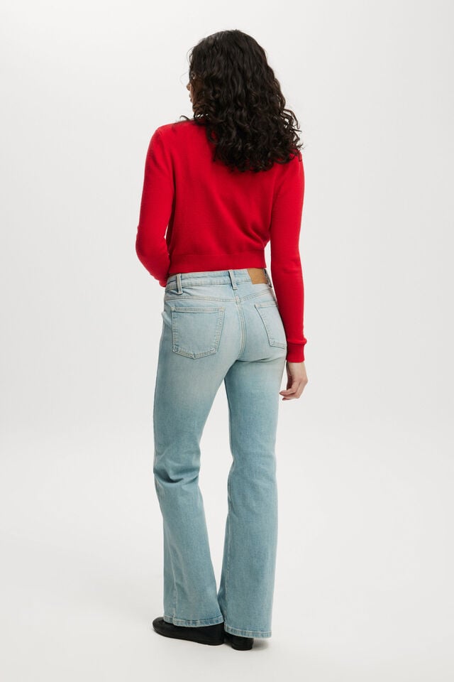Cotton On Stretch Bootcut Flare Jean Blue Moon
