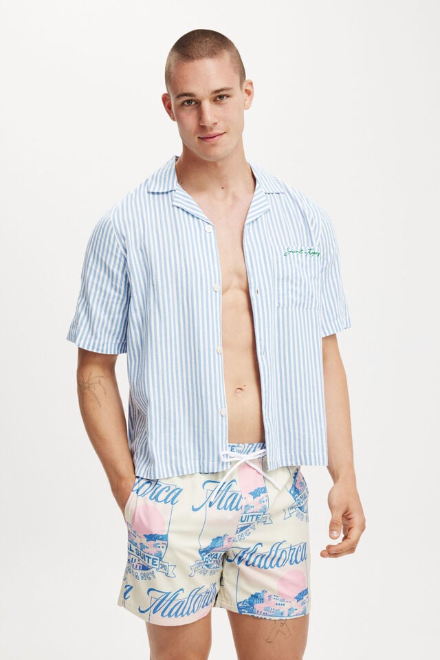 Cotton On Stretch Swim Short Cream Puff Mallorca