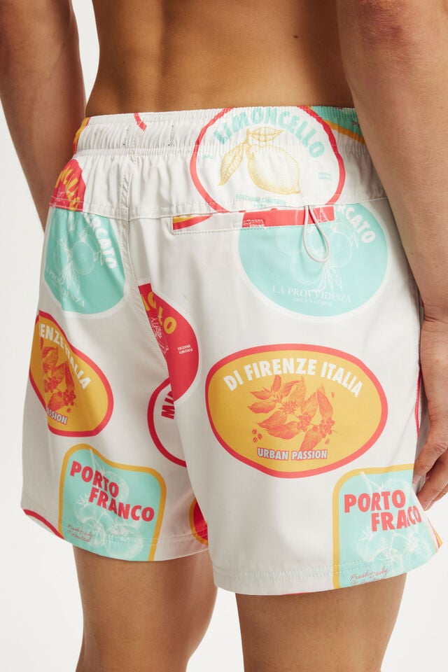 Cotton On Stretch Swim Short Fruit Stickers