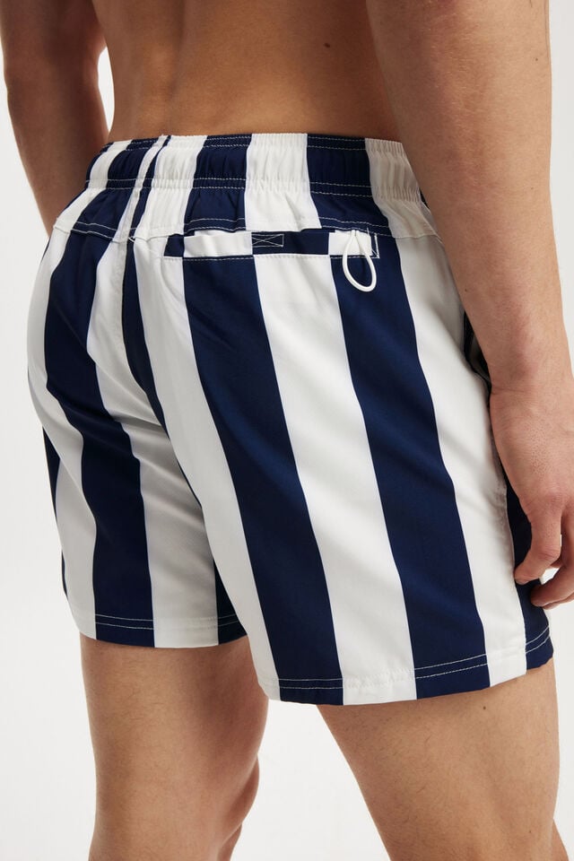 Cotton On Stretch Swim Short Navy Resort Stripe