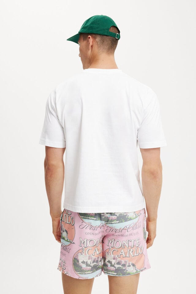 Cotton On Stretch Swim Short Pink Monte Carlo