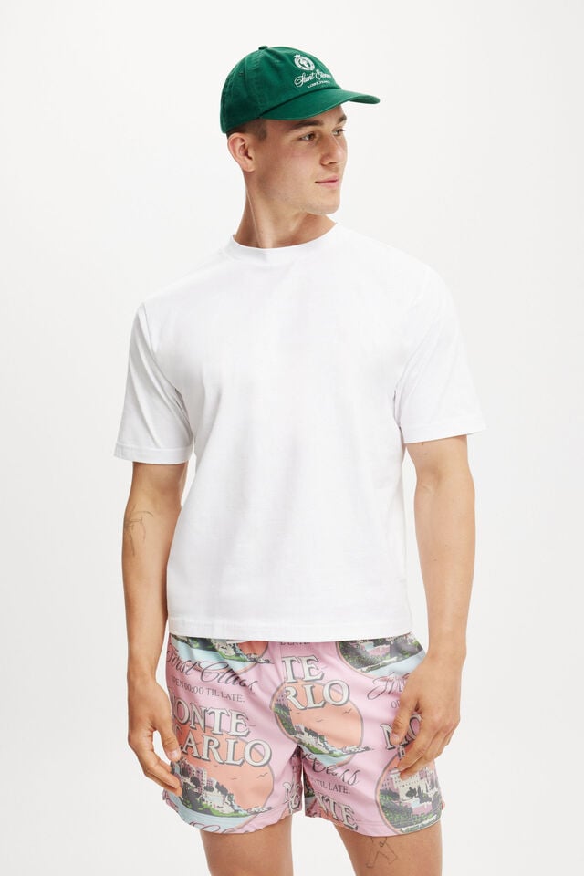 Cotton On Stretch Swim Short Pink Monte Carlo