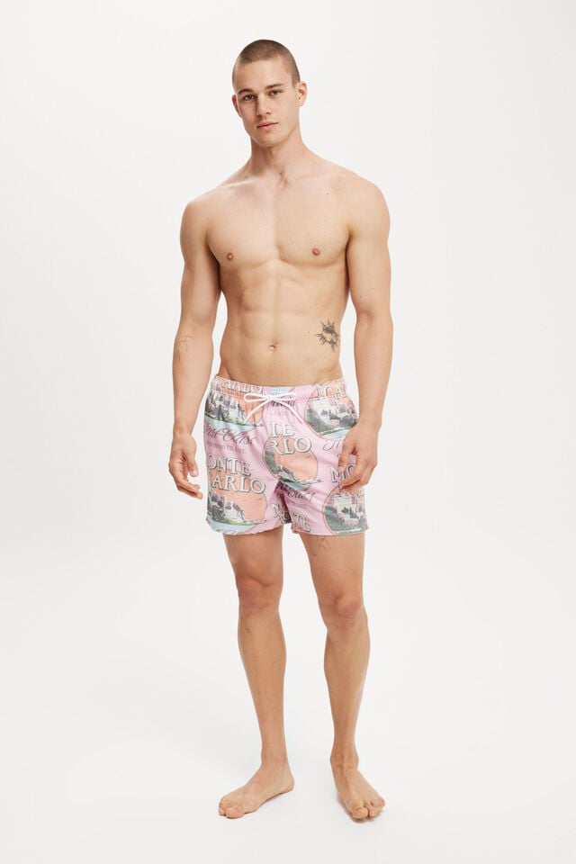 cotton on Stretch Swim Short pink monte carlo