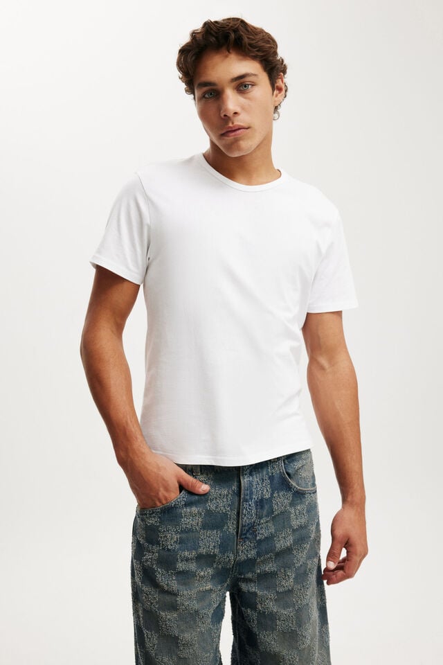 Cotton On Super Baggy Balloon Jean Check Up Blue