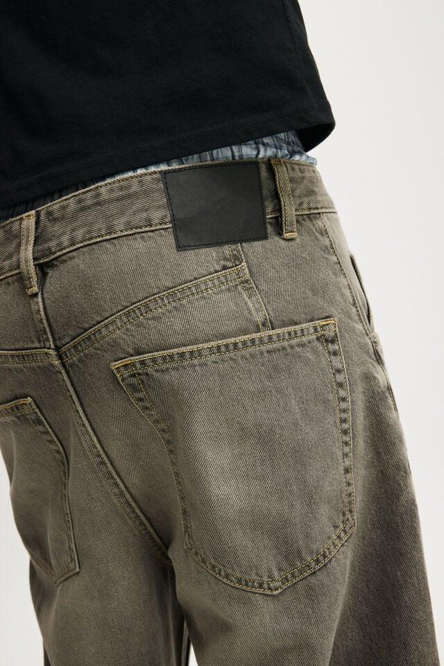 Cotton On Super Baggy Balloon Jean Seam Steel Grey