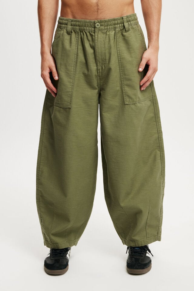 Cotton On Super Baggy Balloon Pant Military Green