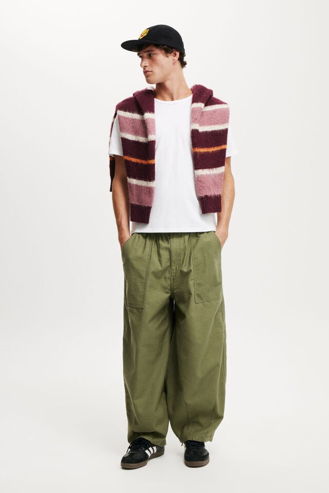 cotton on Super Baggy Balloon Pant military green