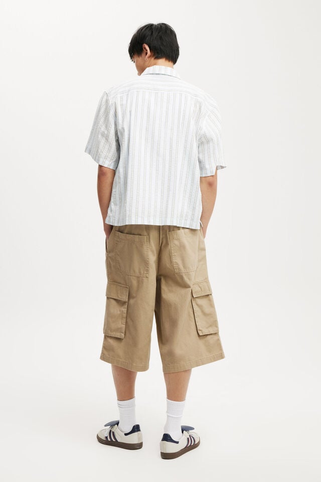 Cotton On Super Baggy Cargo Short Tan