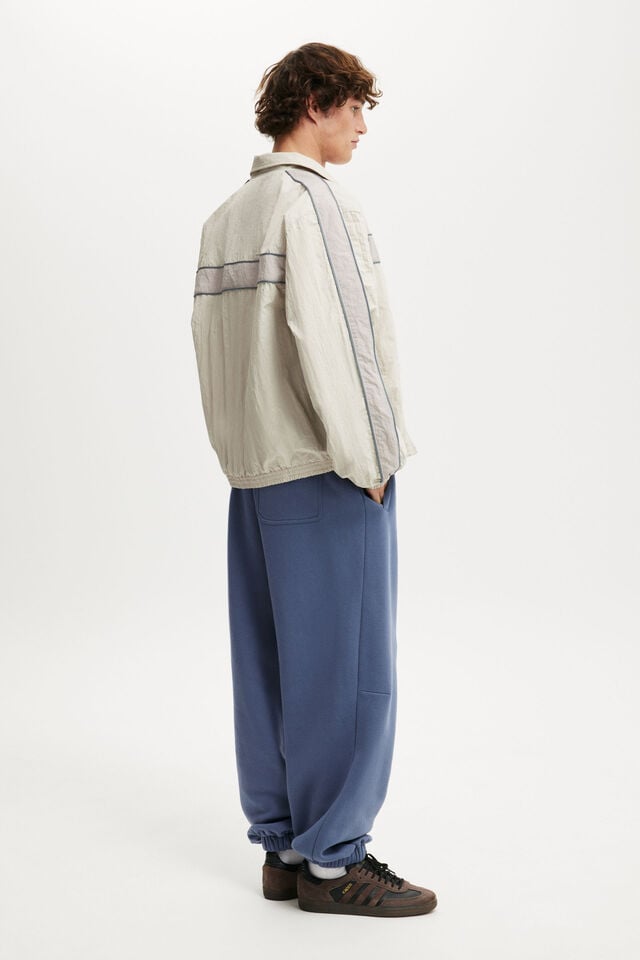 Cotton On Super Baggy Cuffed Sweatpant Blue Slate