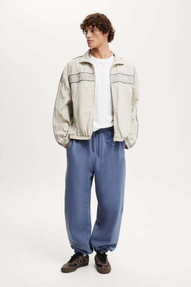 cotton on Super Baggy Cuffed Sweatpant blue slate